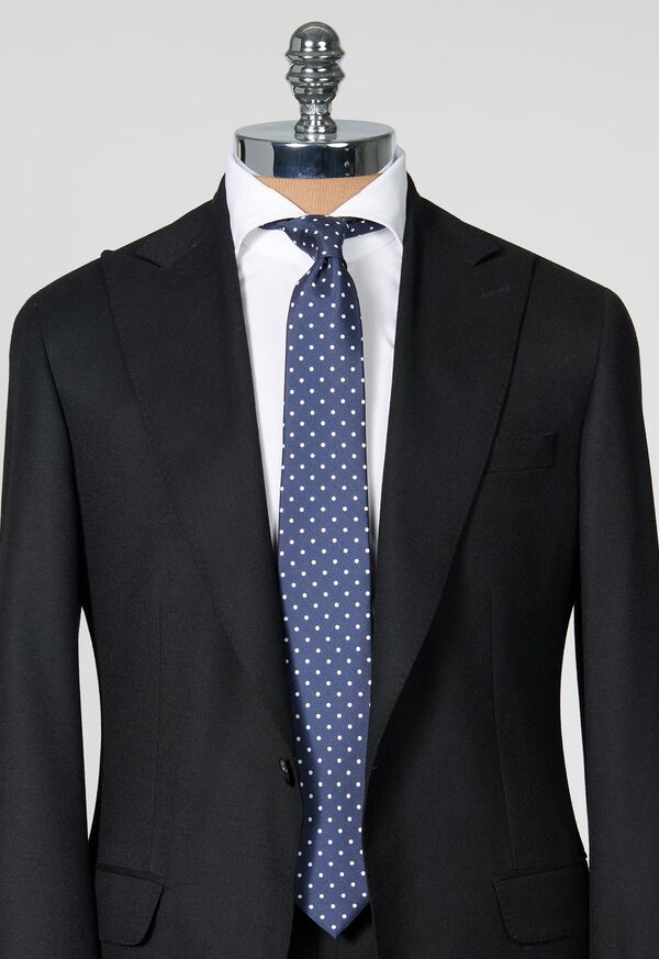 Paul Stuart Printed Silk Dot Tie, image 2