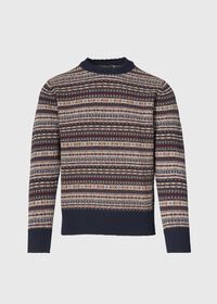Paul Stuart Fair Isle Crewneck Sweater, thumbnail 1