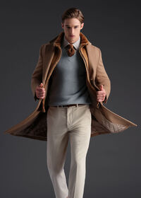 Paul Stuart Wool Coat with Shearling Gilet, thumbnail 2