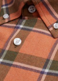 Paul Stuart Cotton Big Plaid Flannel Sport Shirt, thumbnail 3