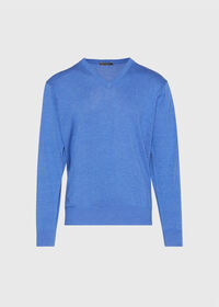 Paul Stuart Pima Cotton V-Neck Sweater, thumbnail 1