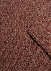 Paul Stuart Mélange Cable Crewneck Sweater, thumbnail 2