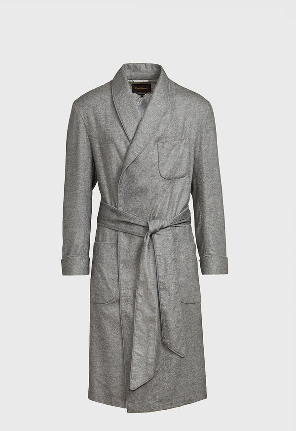 Paul Stuart Cashmere Robe with Silk Paisley Lining, image 1