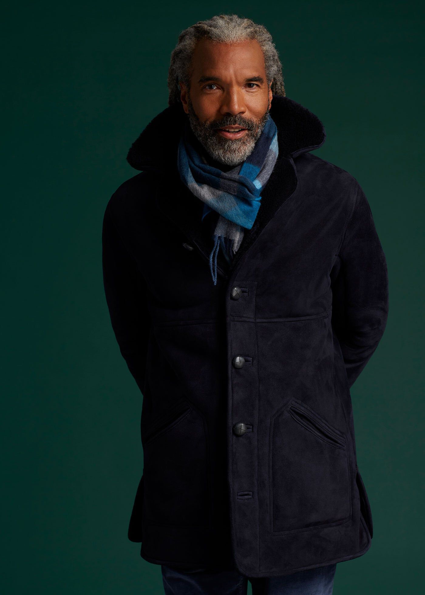 ジャケット・アウター 90s Paul Stuart wool half coat Vintage PAUL STUART Men's Shearling Coat Hooded Made In