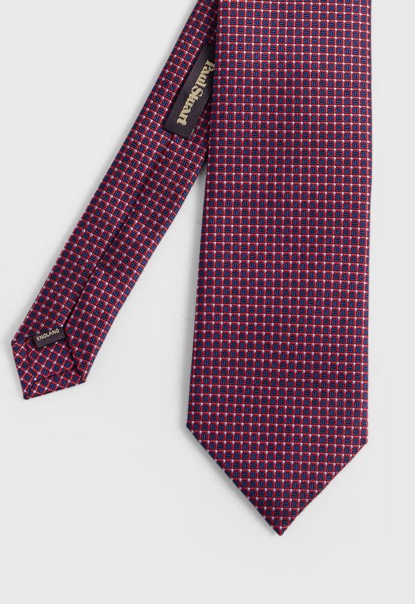 Paul Stuart Woven Silk Basketweave Tie, image 1