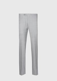 Paul Stuart Grey 100% Wool Birdseye Suit, thumbnail 4