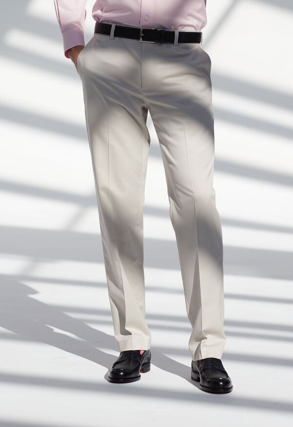 Paul Stuart Cotton Twill Flat Front Easy Care Chino, image 2