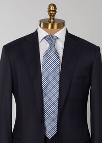 Paul Stuart Woven Silk Multicolor Plaid Tie, thumbnail 2