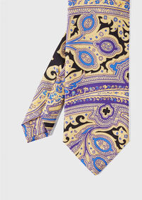 Paul Stuart Silk Paisley Tie, thumbnail 1