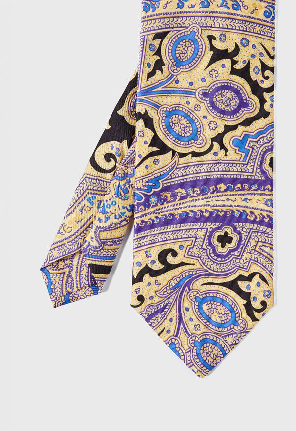 Paul Stuart Silk Paisley Tie, image 1