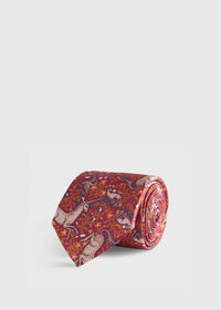 Paul Stuart Silk Print Tie, thumbnail 1