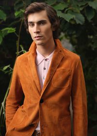 Paul Stuart Lamb Suede Jacket, thumbnail 2