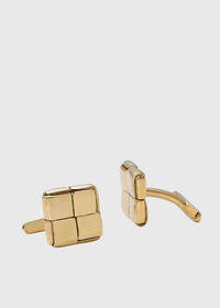 Paul Stuart Gold Vermeil Four Squares Cufflinks, thumbnail 1