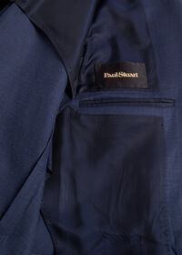 Paul Stuart Navy solid Silk Blend Suit, thumbnail 4