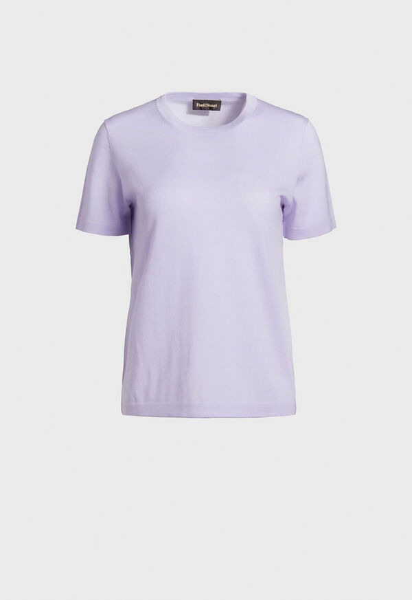 Paul Stuart Short Sleeve Wool Crewneck Sweater, image 1