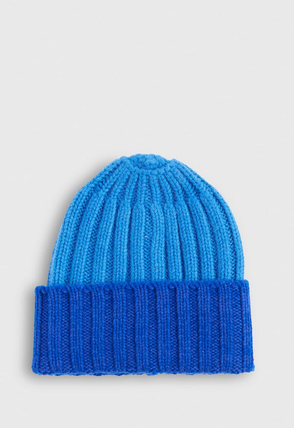 Paul Stuart Cashmere Two-Tone Cap, image 1