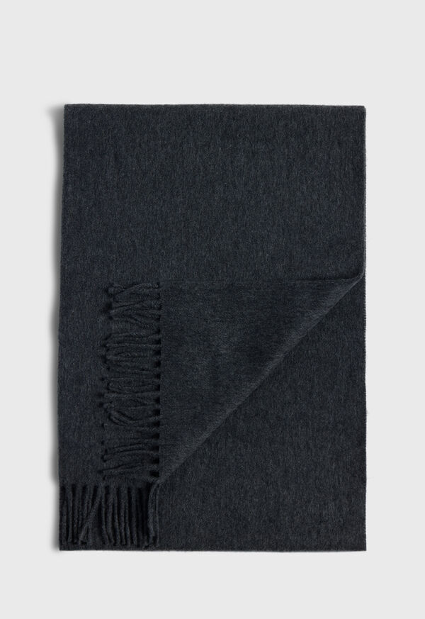 Paul Stuart Cashmere Scarf with Fringe, image 1