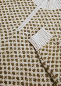 Paul Stuart Cashmere Blend Parquet Half Zip Pullover, thumbnail 2
