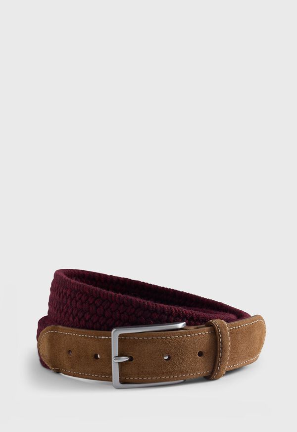 Paul Stuart Braided Stretch Belt, image 1