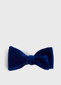 Paul Stuart Stretch Velvet Blunt Edge Bow Tie, thumbnail 1