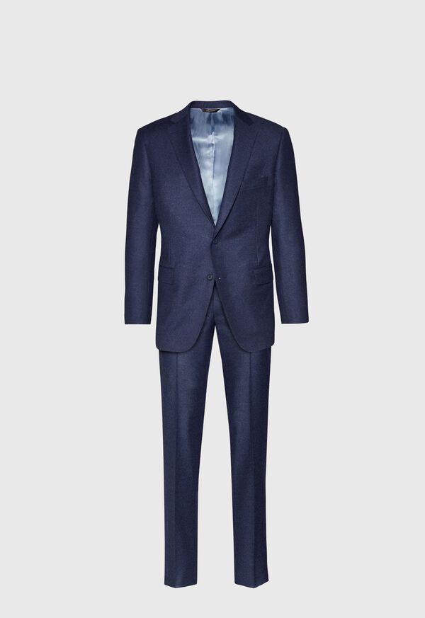 Paul Stuart Mid Blue Solid Flannel Paul Fit Suit, image 1