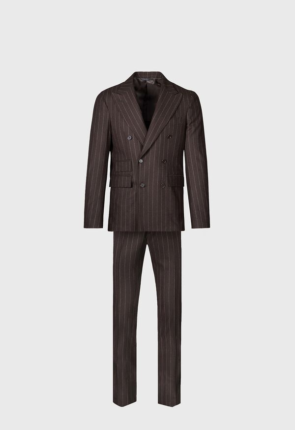 Paul Stuart Chalk Stripe Flannel Suit, image 1