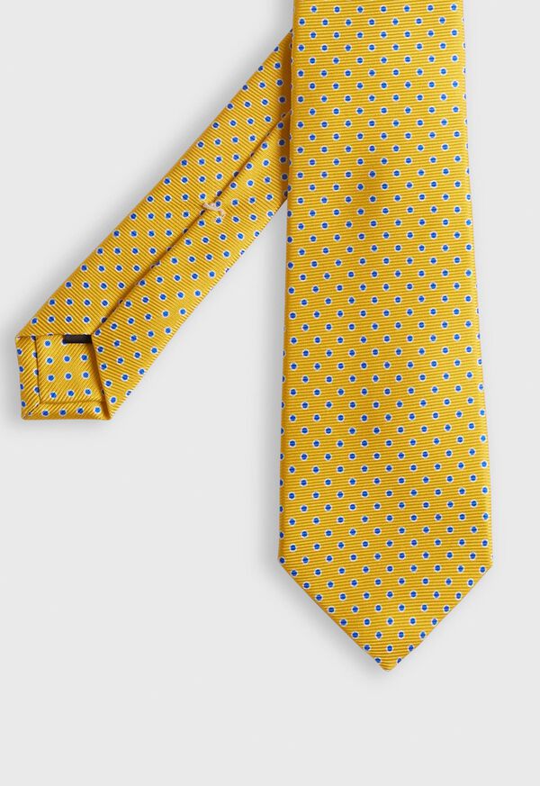 Paul Stuart Printed Silk Small Circle Tie, image 1