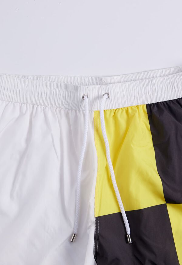 Paul Stuart Printed Flag Swim Shorts, image 2