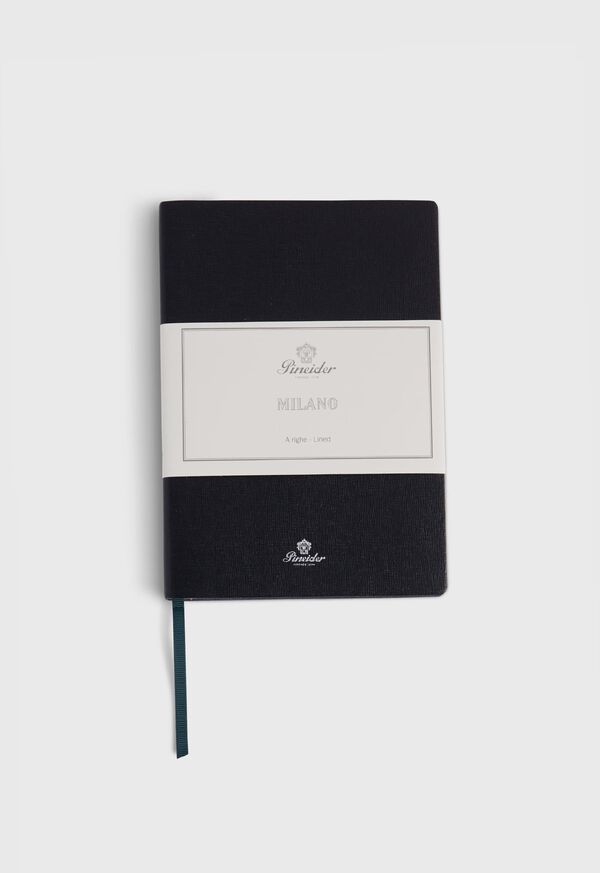 Paul Stuart Pineider Milano Medium Leather Notebook, image 1