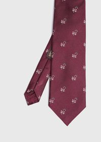 Paul Stuart Red Candy Cane Holiday Tie, thumbnail 1