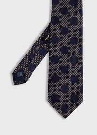 Paul Stuart Micro Jacquard Dot Tie, thumbnail 1