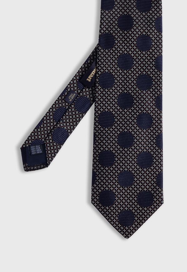 Paul Stuart Micro Jacquard Dot Tie, image 1