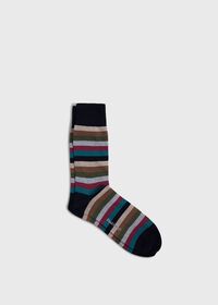 Paul Stuart Colorful Stripe Sock, thumbnail 1