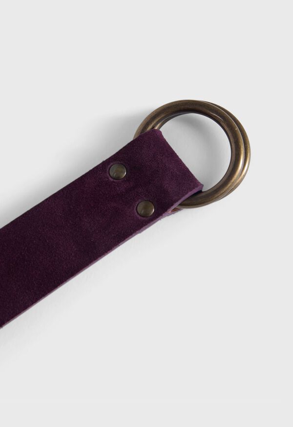 Paul Stuart Leather D-Ring Belt, image 2