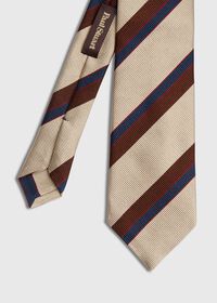 Paul Stuart Tricolor Stripe Tie, thumbnail 1
