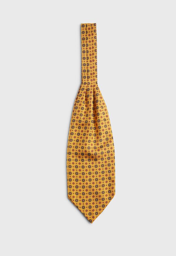 Paul Stuart Silk Medallion Print Ascot, image 1