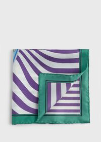 Paul Stuart Sailboat Printed Silk Pocket Square, thumbnail 1
