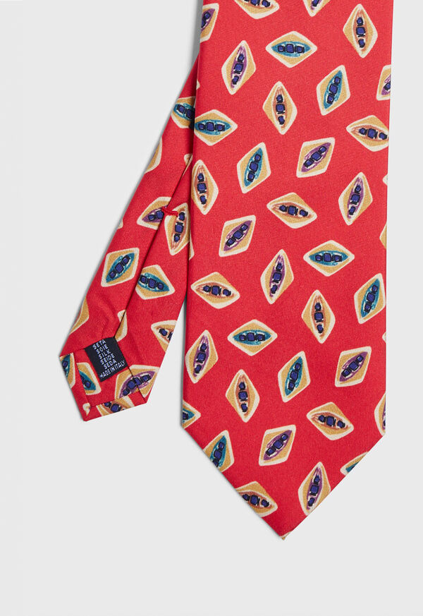 Paul Stuart Deco Diamond Print Tie, image 1
