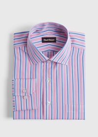 Paul Stuart Variegated Stripe Cotton Dress Shirt, thumbnail 1