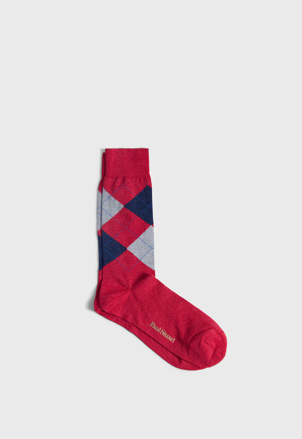 Paul Stuart Cotton Argyle Sock, image 1
