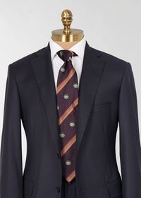 Paul Stuart Woven Silk Club Tie, thumbnail 2