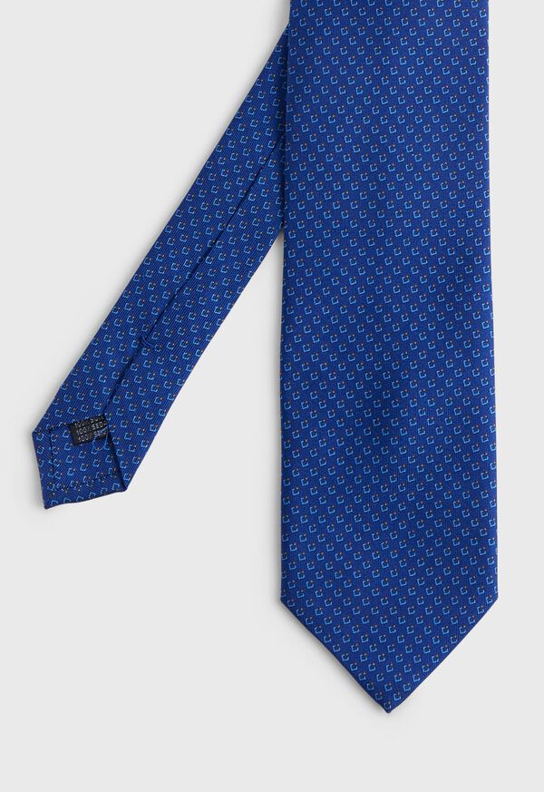 Paul Stuart Printed Silk Micro Diamond Tie, image 2