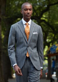 Paul Stuart Broadcloth Cotton Dress Shirt with French Cuff, thumbnail 2