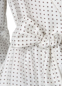 Paul Stuart Silk Dot Robe, thumbnail 4