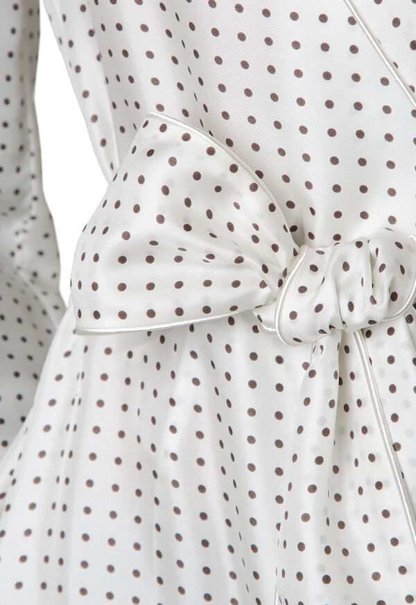 Paul Stuart Silk Dot Robe, image 4