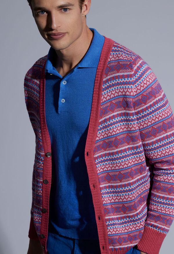 Paul Stuart Linen & Cotton Polo Shirt, image 5