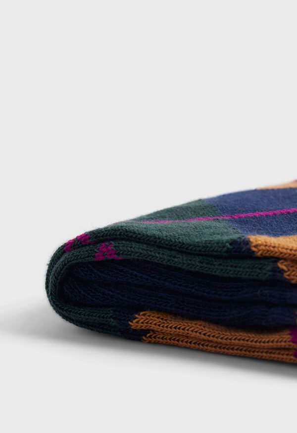 Paul Stuart Cotton Blend Argyle Sock, image 2