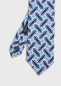 Paul Stuart Scattered Deco Square Tie, thumbnail 1