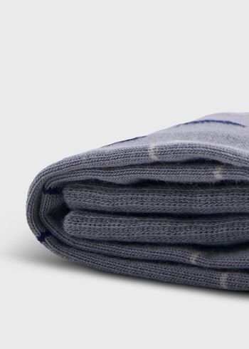 Paul Stuart Cotton & Cashmere Blend Zig Zag Sock