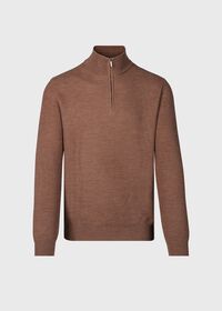 Paul Stuart Merino Wool Quarter Zip Pullover, thumbnail 1